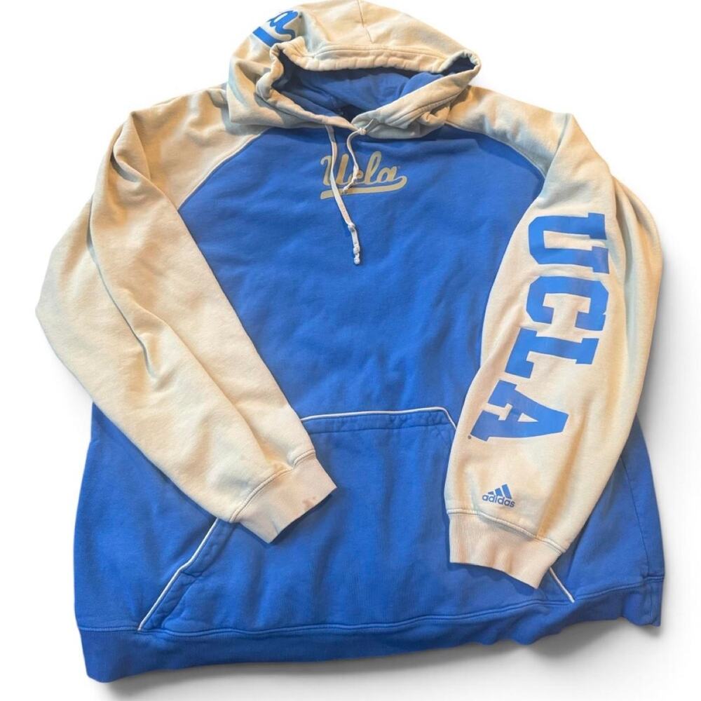 Adidas UCLA Bruins Pullover Hoodie Men’s 2XL Blue & Gray